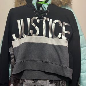 Big girls size 14/16 Justice sweethearts and tights outfit…. Juicy Couture